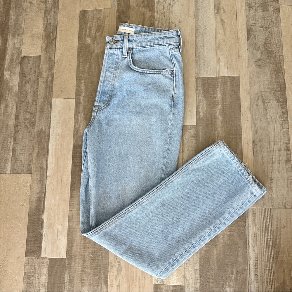 GRLFRND Karolina Carolina High Rise Straight Crop Jean Women's 27